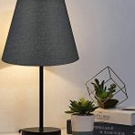 EVLight Black Tekli Metal Masa Lambası Siyah Abajur