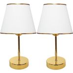 Evlight Class 2'li Metal Abajur Beyaz EV-220 - 1