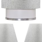Evlight Grey Avize Ve Abajur Seti (gri)