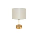 Evlight Hom Gold Metal Abajur Krem