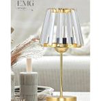 EVLight Konik Kristal Cam Tekli Modern Klasik Abajur