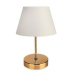Evlight Nura Abajur Gold Krem & Gold