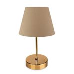 EVLİGHT Nura Gold Abajur Cappuccino