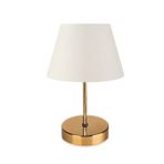 Evlight Nura Gold Beyaz Renk Abajur