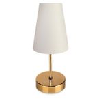 Evlight Rose Abajur Gold Beyaz & Gold