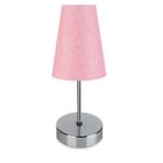 Evlight Rose Abajur Krom Pembe & Krom