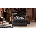 Evline Black Style 200x200 CM Yatak