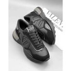 Evlium Valentino Ncy Erkek Siyah Sneaker Ayakkabı - 001 Siyah