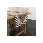 Evmila Yılbaşı ChristmasTemalı Damalı 40x140 Cm Kadife Runner