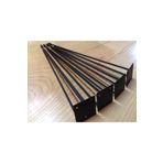 EVMİXX 30 Cm 4lü Set Firkete Ayak Metal Ayak Kütük Ahşap Sehpa,ağaç Sehpa,zigon Sehpa,firkete Ayak