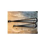 EVMİXX 35 Cm Firkete Ayak Metal Ayak, Kütük Masa, Ahşap Sehpa, Zigon, Mobilya Ayakları, Doğal Masa Ayak