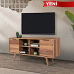 Evmo 3320 Sina 130 Cm ( Ahşap Ayakli , Metal Kulplu ) Tv Ünitesi , Söğüt , Tv Sehpası , Salon