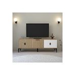 Evmo 3502 Neva Tv Ünitesi 150 Cm 3 Kapaklı Beyaz - Yunus - Sepet Tv Sehpası