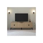 Evmo 3503 Neva Tv Ünitesi 150 Cm 3 Kapaklı Yunus - Sepet Tv Sehpası