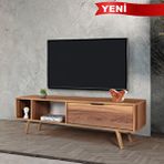 Evmo 3643 Venüs 160 Cm ( Ahşap Ayakli , Metal Kulplu ) Tv Ünitesi , Söğüt , Tv Sehpası , Salon