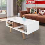 EVMO Home 2031 Venüs Orta Sehpa Beyaz - Söğüt