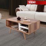 EVMO Home 2036 Venüs Orta Sehpa Söğüt - Beyaz