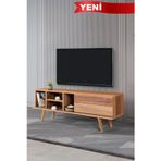 Evmo Home 3332 Ela 130 Cm ( AHŞAP AYAKLI ) TV Ünitesi , Söğüt , Tv Sehpası , Salon , Oturma Odası