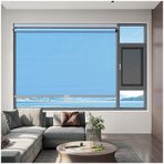 Ev/Mutfak/Balkon için Matkap Karartma Stor Perde Geçici Güneşlik Perdeleri 40/60/80/100/120 cm Mavi 110x180 cm/43 * 71 inç