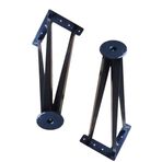 Evnalia Metal Boru Ayak Kütük Masa Dresuar Kaşıklık Kitaplık Orta Sehpa Zigon Ayağı 40 cm (2 Adet)