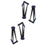 Evnalia Metal Boru Ayak Kütük Masa Dresuar Kaşıklık Kitaplık Orta Sehpa Zigon Ayağı 45 cm (4 Adet)