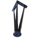 Evnalia Metal Boru Ayak Kütük Masa Dresuar Kaşıklık Kitaplık Orta Sehpa Zigon Ayağı 50 cm (1 Adet)