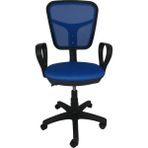Evnovi Ergonomik Fileli Çalışma Koltuğu Bilgisayar Büro Koltuğu Mavi