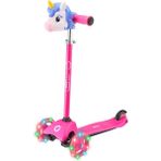 Evo 3 Tekerlekli Unicorn Işıklı Mini Cruiser Scooter - Çok Renkli