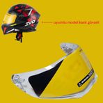 Evo 906 Çene Açılır Kask Camı Şeffaf-2468 Sefaf Cam