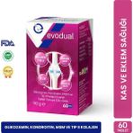 Evo Pharma Evodual Glikozamin, Kondroitin, MSM ve Tip 2 Kolajen İçeren 60 Tablet Takviye Edici Gıda
