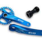 Evo Pioneer 34T Mavi Hollowtech Göbek Tek Yaprak Aynakol