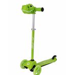 Evo SUN-HTI-EVO / YSL 3 Tekerlekli Dino Işıklı Mini Yeşil Cruiser Scooter
