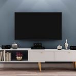 Evo Tv Ünitesi, Beyaz, 210 Cm