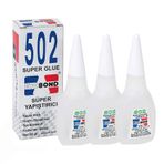 Evobond 20 gr 3 Adet 502 Japon Yapıştırıcısı