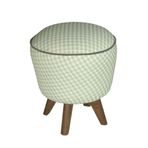 Evodeko Gri Retro Puf