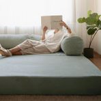 Evodeko Nook Yataklı Minder Kanepe - Daybed - Açık Mavi