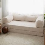 Evodeko Nook Yataklı Minder Kanepe - Daybed - Beyaz
