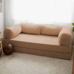 Evodeko Nook Yataklı Minder Kanepe - Daybed - Camel