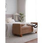 Evodeko Sandıklı Camel Bench Puf