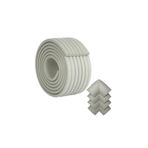 Evokids ( 2 Metre Çok Amaçlı Kenar + 4 Adet köşe ) Gri Çok Amaçlı Kauçuk Kenar Köşe Koruyucu