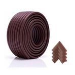 Evokids ( 2 Metre Çok Amaçlı Kenar + 4 Adet Köşe ) Kahve Çok Amaçlı Kauçuk Kenar Koruyucu