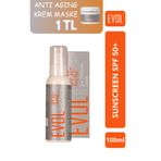 Evol Güneş Koruyucu Krem SPF 50+ 100ml