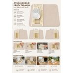 Evolis Kitchen Bulaşıklık Katlanabilir Matlı Mikrofiber Katlanır Bez Mat Tezgah Kurutma - 1