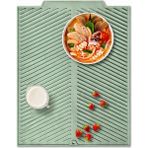 Evolis Kitchen Mint Yeşili Bulaşık Matı Büyük Boy 44 x 33 cm Silikon Bulaşık Kurutma Matı Bulaşıklık Bulaşık Altlığı