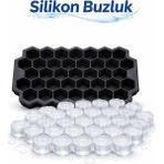 Evolis Kitchen Silikon 1 Adet Petek Buz Kalıbı(Siyah)