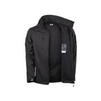 Evolite Alpha Softshell Tactical Taktik Siyah Erkek Mont