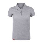 Evolite DeepRaw Gri Kadın Polo T-Shirt