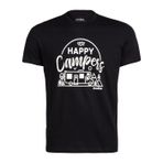 Evolite Happy Campers Siyah Erkek T-Shirt