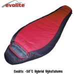Evolite Hybrid -50ºC Kaz Tüyü Uyku Tulumu Dikdörtgen Kesim Soğuk Kış Aktiviteleri İçin - Sol