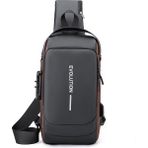 Evolution Cross Body Bag / Omuz Çantası - Gri - Altın
